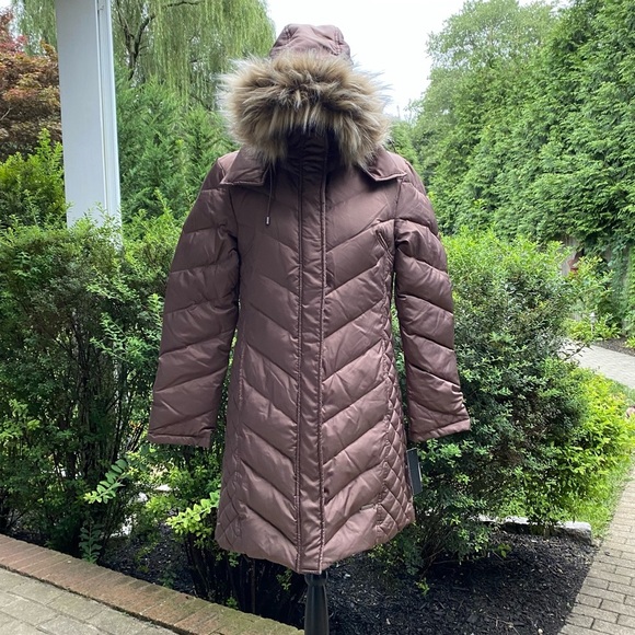 Kenneth Cole NY Faux Fur Trimmed Hood Puffer Coat - Picture 9 of 12